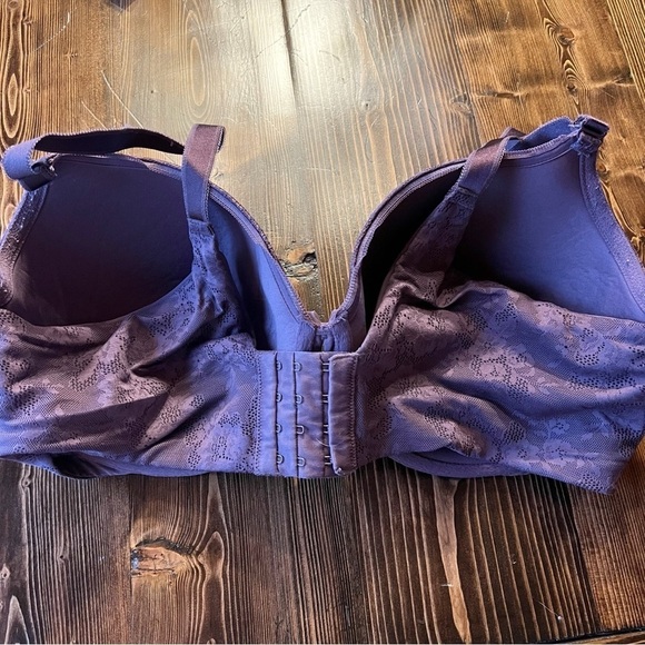 Torrid Purple Lace Perfect T-Shirt Bra 40DDD - Picture 5 of 6